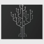 Papier Cadeau Technique du programmeur programmeur de l'arbre de (Plat)