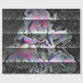 Papier Cadeau Techno Bouquet (Plat)