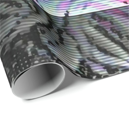 Papier Cadeau Techno Bouquet (Coin rond)