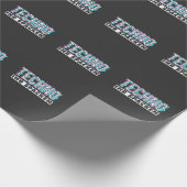 Papier Cadeau Techno Ihr Spacken Raver EDM Musik (Coin)