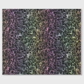 Papier Cadeau techno rainbo : (Plat)