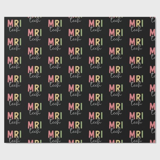 Papier Cadeau Technologie IRM | Cadeaux de technologue IRM (Plat)