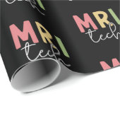 Papier Cadeau Technologie IRM | Cadeaux de technologue IRM (Coin rond)