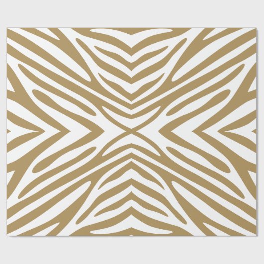 Papier Cadeau Teck Neutral Zebra (Plat)