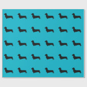Papier Cadeau Teckel de base (Plat)