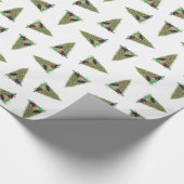 Papier Cadeau Teckels écossais à Noël (Coin)