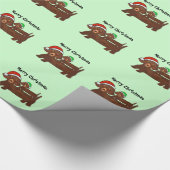 Papier Cadeau Teckels ornés (Coin)