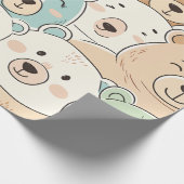 Papier Cadeau teddy bear (Coin)