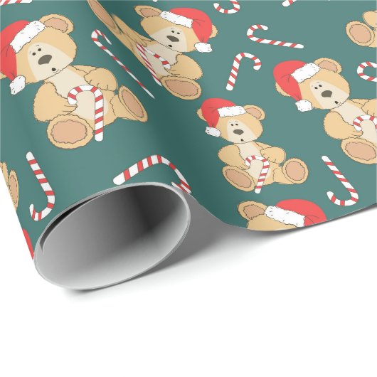 Papier Cadeau Teddy Bear (Coin rond)