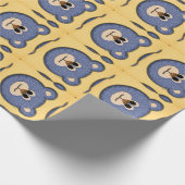 Papier Cadeau Teddy Bear Face (garçon) (Coin)
