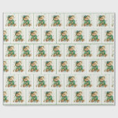 Papier Cadeau Teddy Bear irlandais (Plat)
