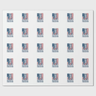 Papier Cadeau Tee-shirt graphique vectoriel infirmière patriotiq
