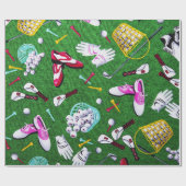 Papier Cadeau Tee Time Girly Golf (Plat)