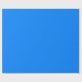 Papier Cadeau Teinte de couleur bleu azur uni (Plat)
