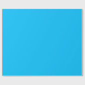 Papier Cadeau Teinte de couleur bleu ciel simple (Plat)