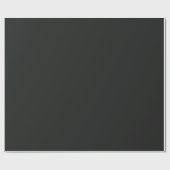 Papier Cadeau Teinte de couleur noire douce uni (Plat)