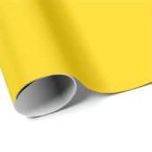 Papier Cadeau Teinte de couleur or Plain Sunbeam (Coin rond)