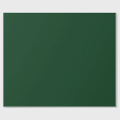 Papier Cadeau Teinte de couleur vert forêt uni (Plat)