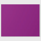 Papier Cadeau Teinte de couleur violet vif simple (Plat)
