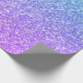 Papier Cadeau Teinte de parties scintillant foncée violet à bleu (Coin)