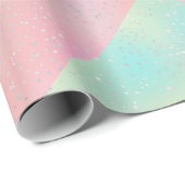 Papier Cadeau Teinture à cravate pivotante pastel mignon rose tu (Coin rond)