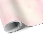 Papier Cadeau Teinture à tarte jaune rose (Coin rond)