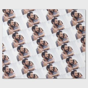 Papier Cadeau Téléchargement Personnalisé de Votre Propre Photo