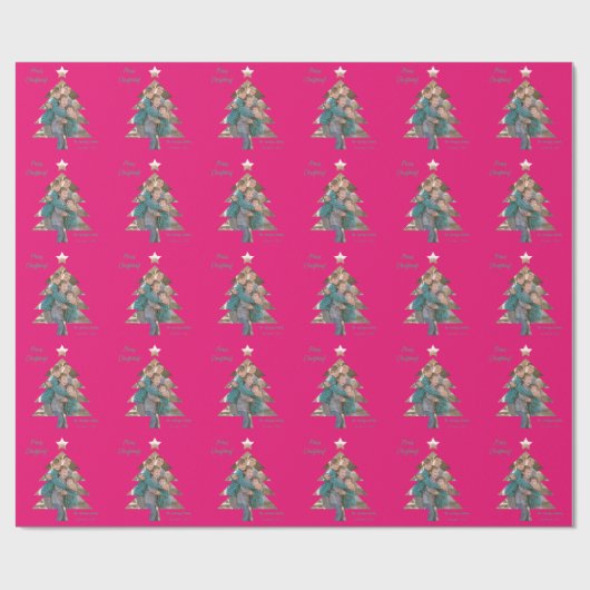 Papier Cadeau Télécharger une image de famille dans une forme d' (Plat)