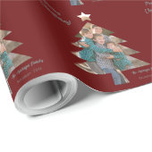 Papier Cadeau Télécharger une image de famille dans une forme d' (Coin rond)