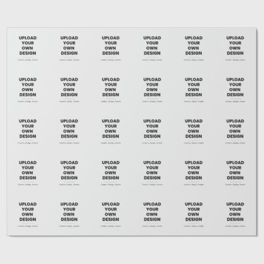 Papier Cadeau Téléchargez Votre Propre Création Ici | Modèle Per (Plat)