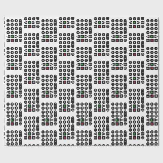 Papier Cadeau Télécommande TV (Plat)