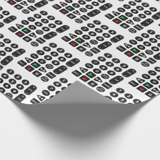 Papier Cadeau Télécommande TV (Coin)