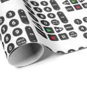 Papier Cadeau Télécommande TV (Coin rond)