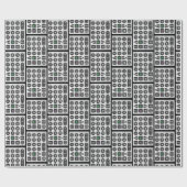 Papier Cadeau télécommande TV argentée (Plat)