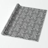 Papier Cadeau télécommande TV argentée (Déroulé)