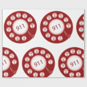 Papier Cadeau Téléphone d'urgence (Plat)