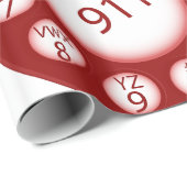 Papier Cadeau Téléphone d'urgence (Coin rond)