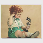 Papier Cadeau Téléphone par Jessie Willcox Smith (Plat)