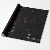 Papier Cadeau Télescope Hubble Ultra Deep Field Galaxies Photo (Déroulé)