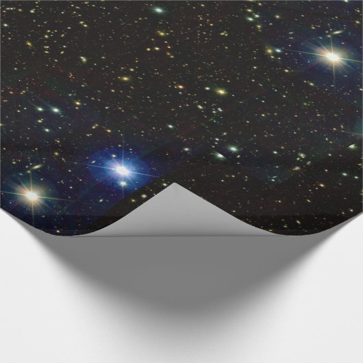 Papier Cadeau Télescope spatial Hubble Champ profond (Coin)