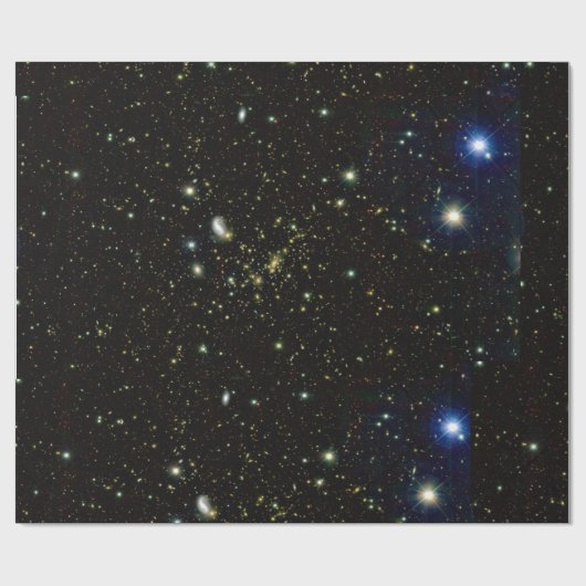 Papier Cadeau Télescope spatial Hubble Champ profond (Plat)