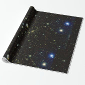 Papier Cadeau Télescope spatial Hubble Champ profond (Déroulé)