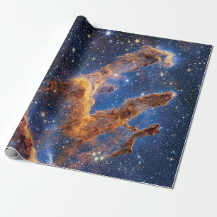 Papier Cadeau Télescope spatial James Webb Piliers de la créatio