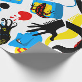 Papier Cadeau Télévision bleue (Coin)