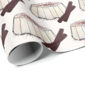 Papier Cadeau Temblek Puerto Rican Nouvel An Pudding De Coco (Coin rond)