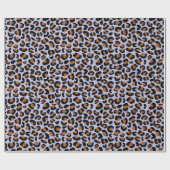 Papier Cadeau Téméraire Leopard Motif Cadeaux de fête d'annivers (Plat)