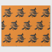 PAPIER CADEAU TÉMOIGNAGE D'UN HALLOWEEN DE SALLE (Plat)