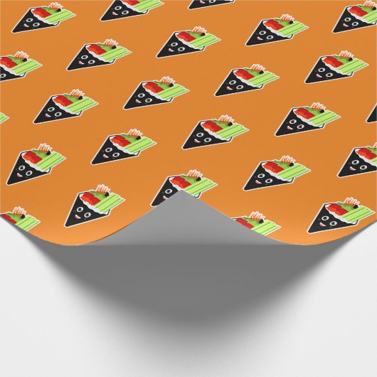 Papier Cadeau Tempaki Sushi Roll main (Coin)