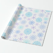 Papier Cadeau Tempête de neige (Déroulé)