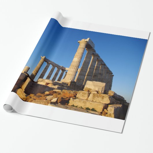 Papier Cadeau Temple de Poséidon (Déroulé)